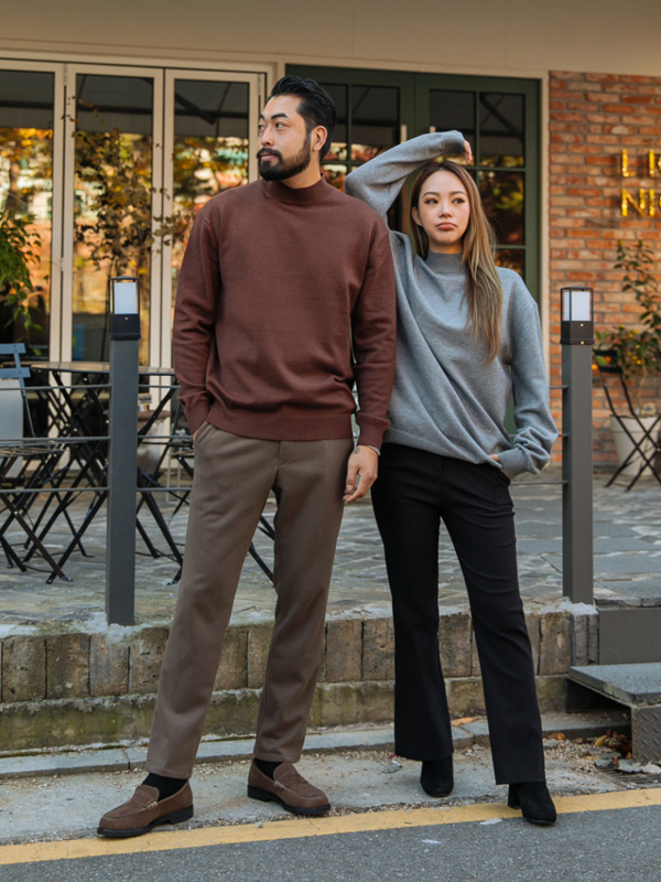 (L-5XL)<br>아르마스 반폴라 羊毛衫