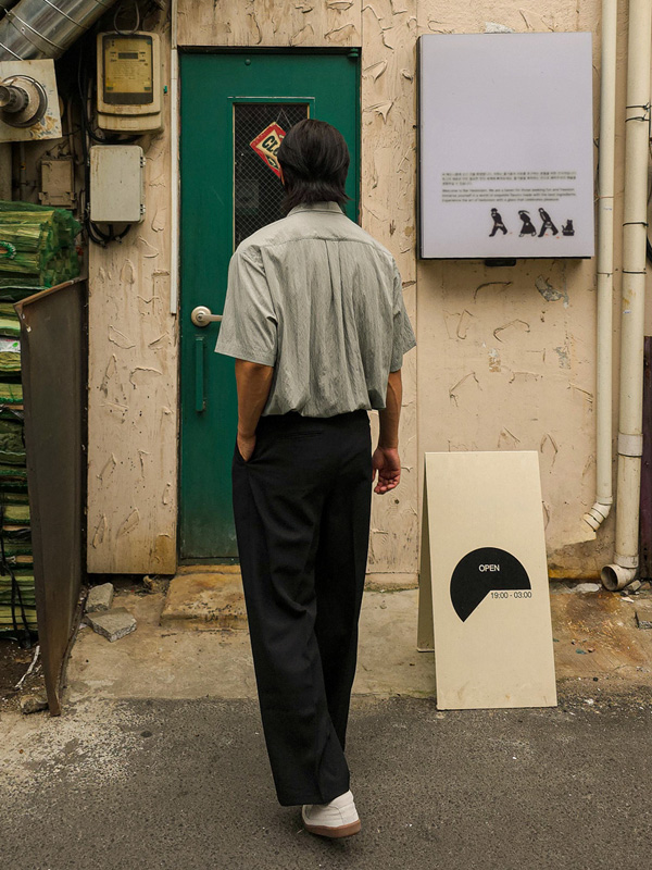 (S-4XL)<br>킨락 半宽配合 宽松长裤 694