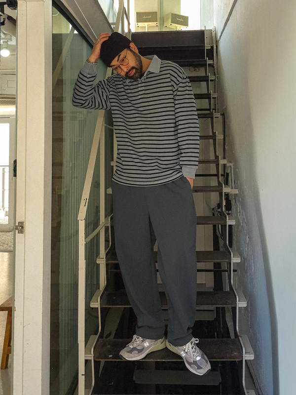 브로체니 条纹 颜料 Polo衫/保罗衫