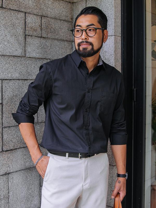 (M-7XL)<br>스탤론 基础衬衫<br><font color=