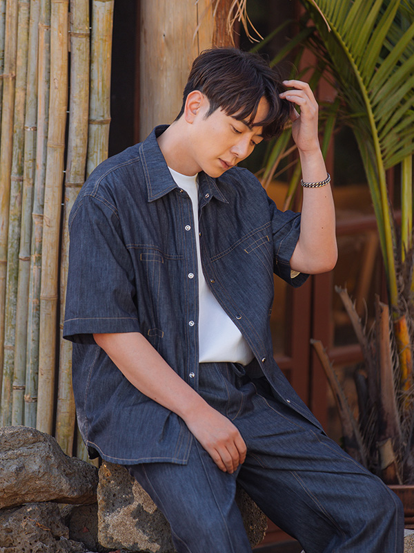 (XL-6XL)<br>마리코 亚麻 无洗牛仔裤 衬衫&外套