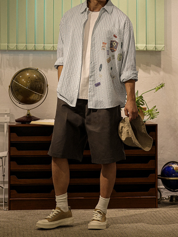 피카도 松紧带短裤