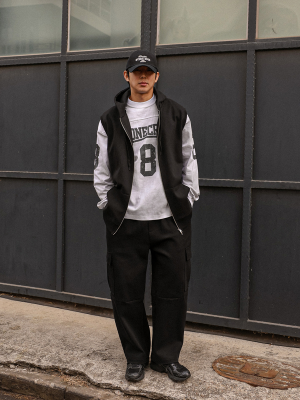 (L-7XL)<BR>슬란치 半宽配合 카고트레이닝팬츠 3112