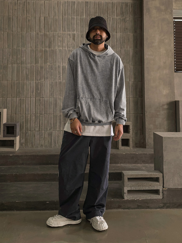 <font color="#cc4533">★오까네데이★</font><br>(M-6XL)<br>바플로 颜料 带帽T恤