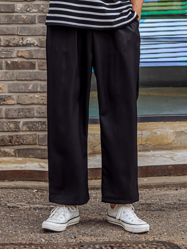 (L-7XL)<BR>카루소 广泛的 松紧带裤 <br><font color="#098a09"><B>选择长度 (基础,长款+10cm)</B></font>