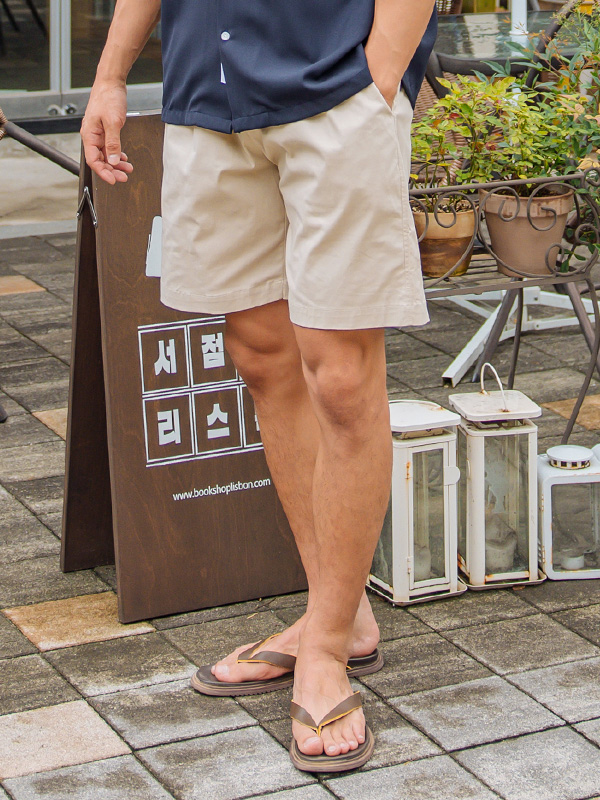 (L-6XL)<BR>사타카나 松紧带短裤