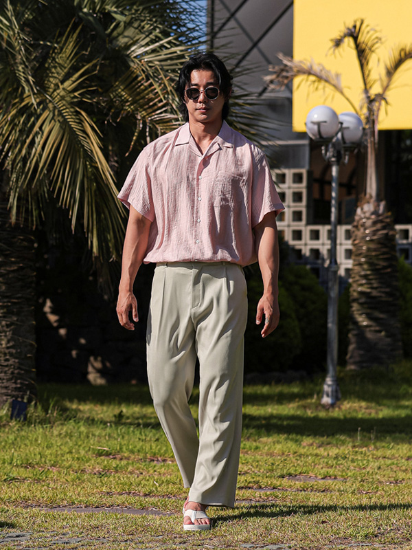 (XL-5XL)<br>지로타 开领 短袖衬衫