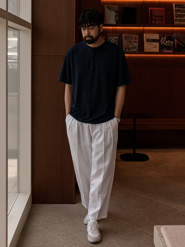 (XL-6XL)<BR>사타티 标准配合 松紧带宽松裤 68