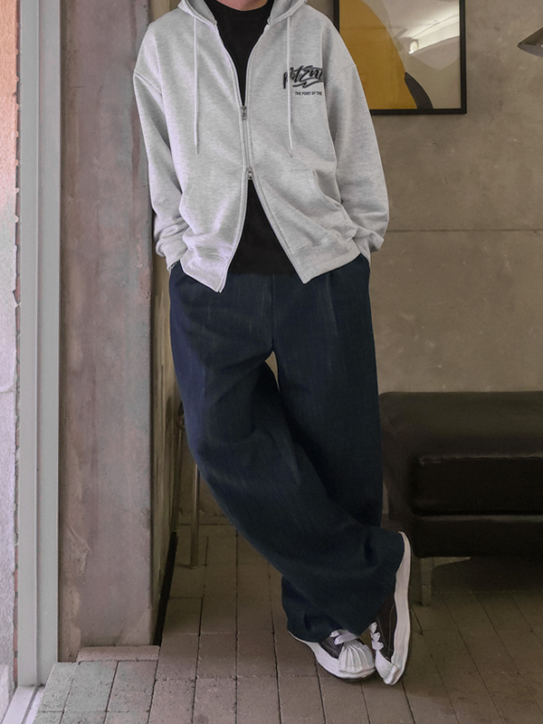 (2XL-5XL)<BR>브린마 后松紧带 牛仔裤