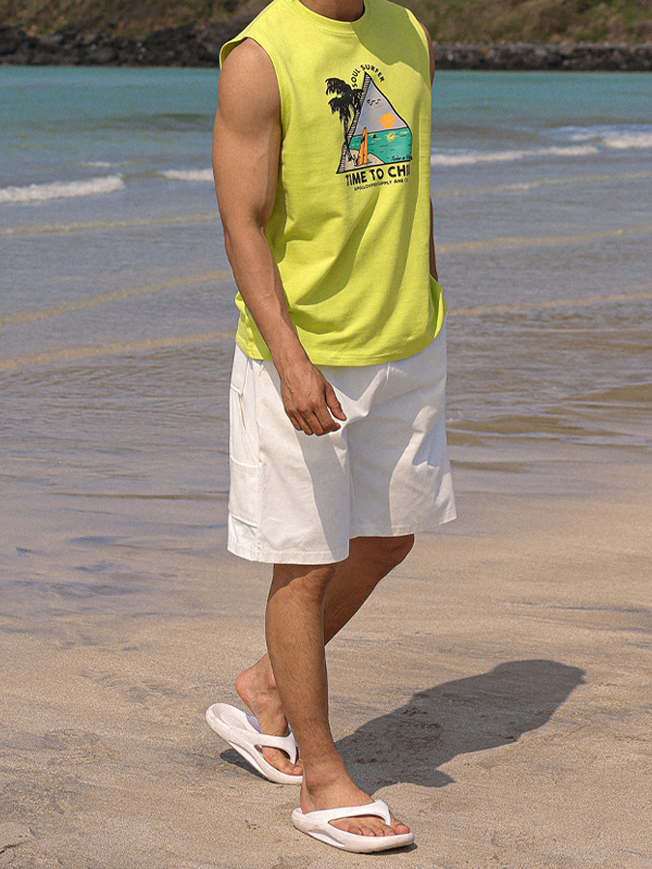 (L-5XL)<BR>마르칼 百慕大 松紧带短裤