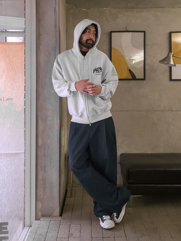 부티아마 带帽拉链