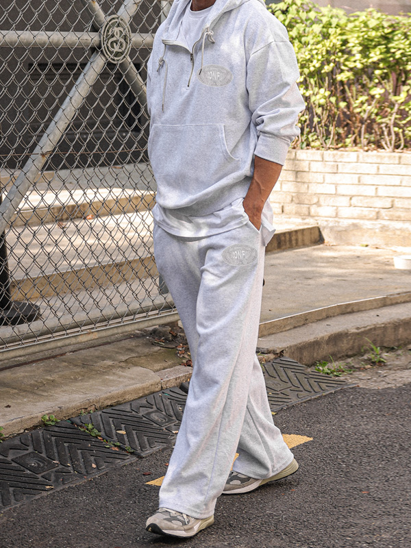 (XL-6XL)<BR>아엘보 运动套装(领/卫衣+松紧带裤)