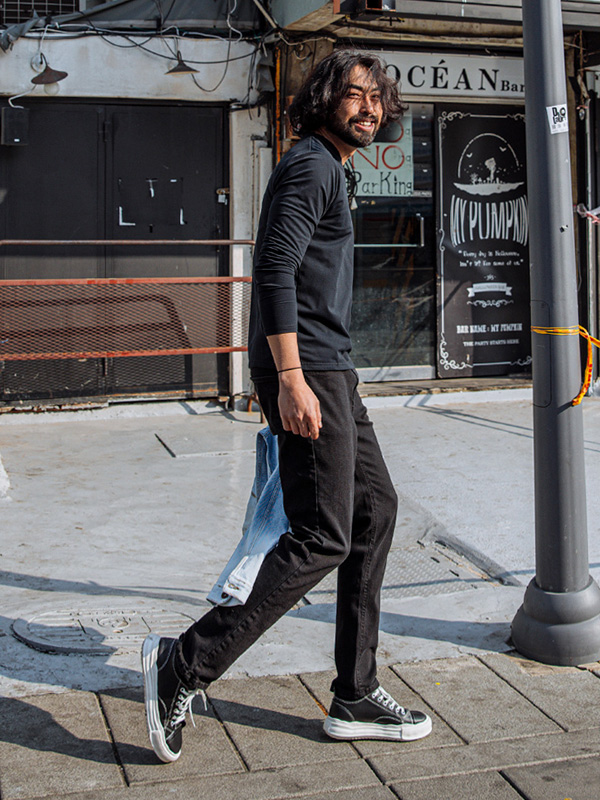 (S-5XL)<BR>우주 한 조각 牛仔裤 1007