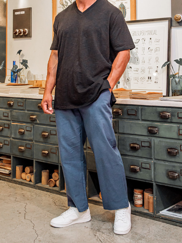 (M-6XL)<BR>이태원 宽带裤 <br><font color=