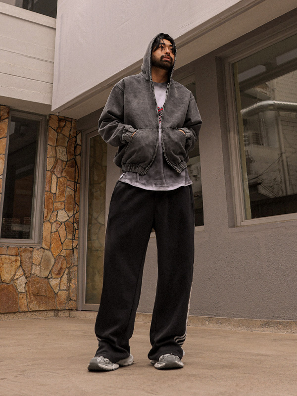 이가르카 데님후드집업