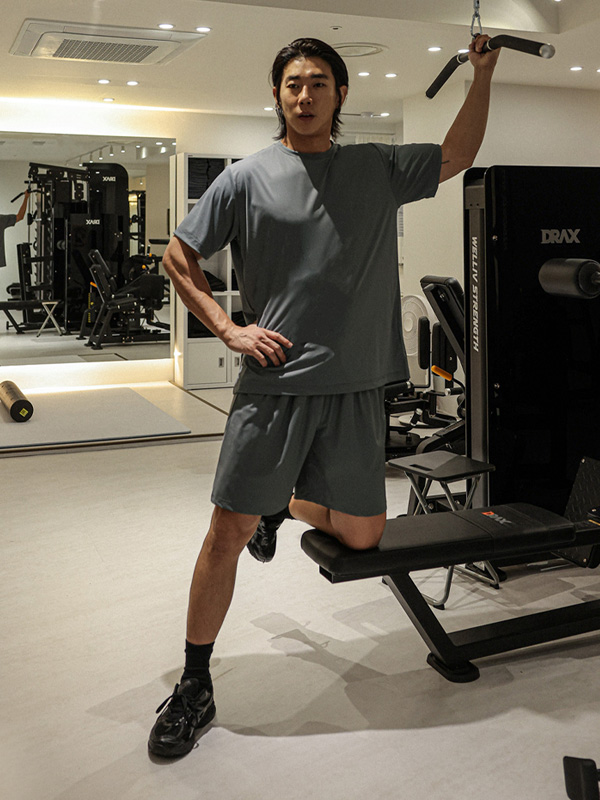 (L-6XL)<BR>카이미야 冷却系统 松紧带短裤<br><font color=