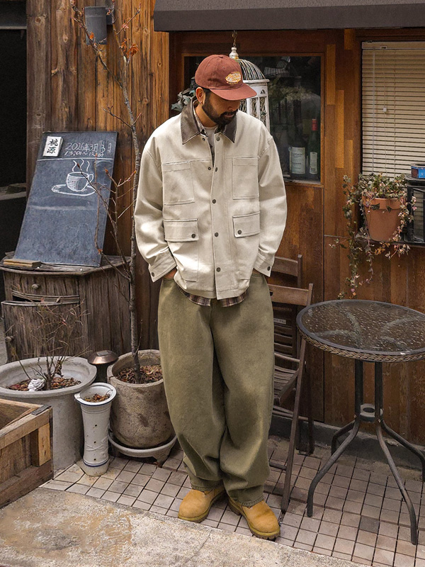 (L-7XL)<BR>슈차우치 工作夹克