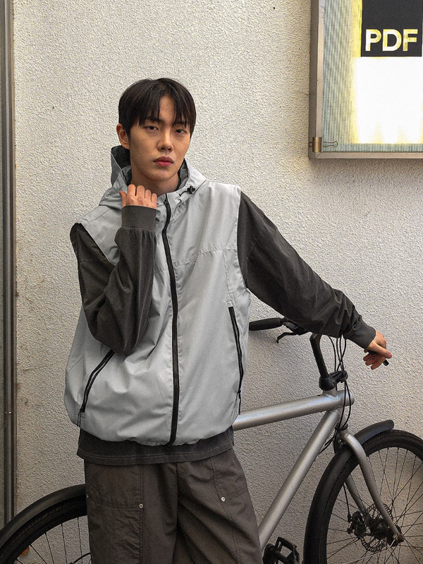 (M-4XL)<br>와야나드 带帽马甲