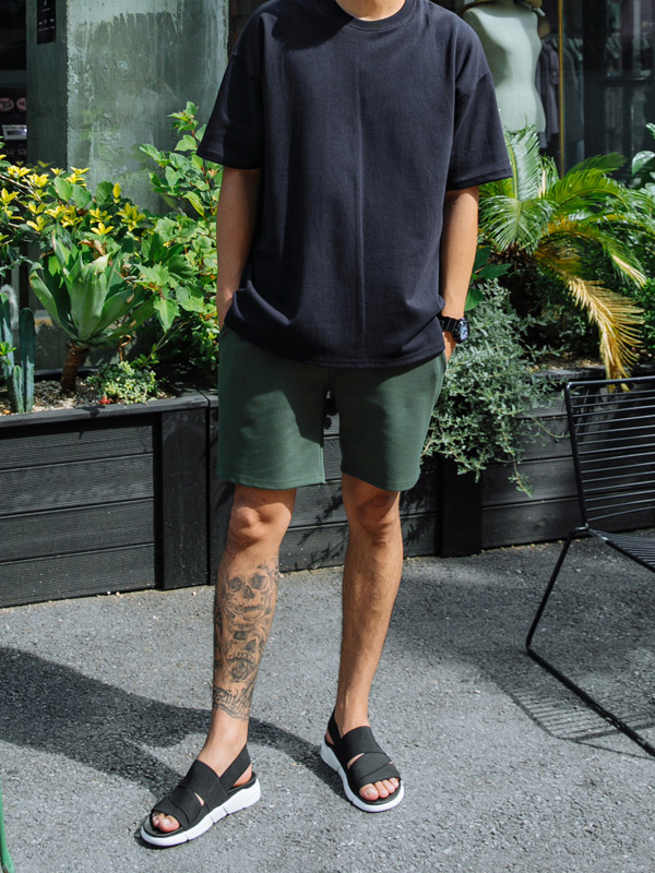 (M-5XL)<BR>충분해 基本的 短裤