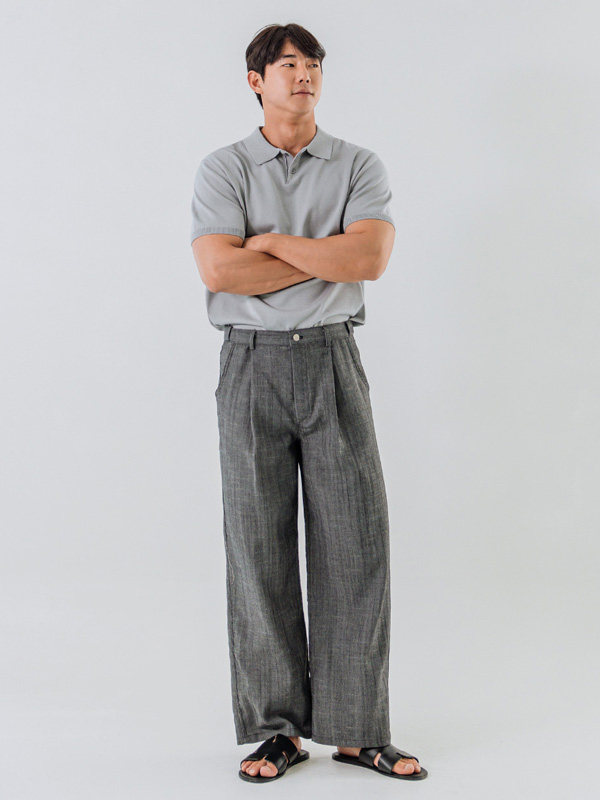 (L-5XL)<br>쿠카디 短袖领针织品