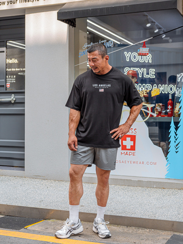 (L-6XL)<BR>보카도니 실리콘패치<br>쿨링 松紧带短裤<br><font color=