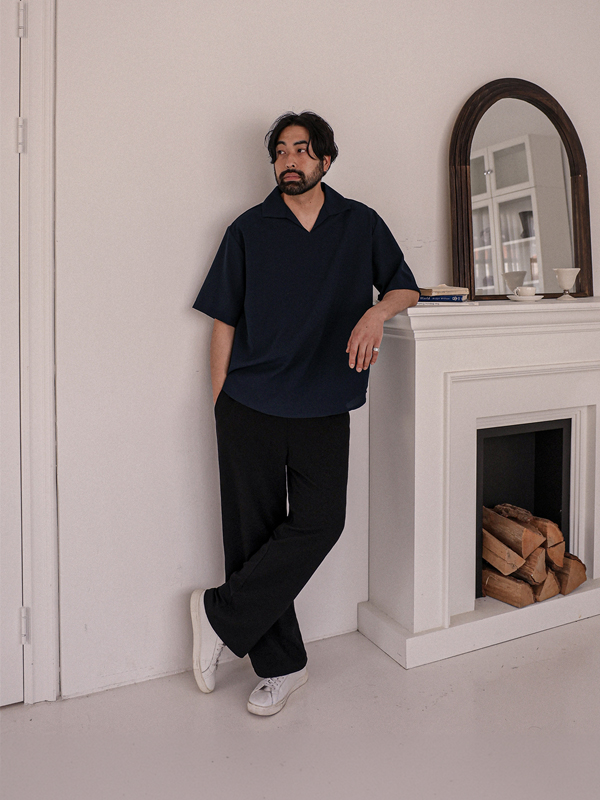 (XL-8XL)<BR>코쉬 半宽配合 松紧带裤 S018-P