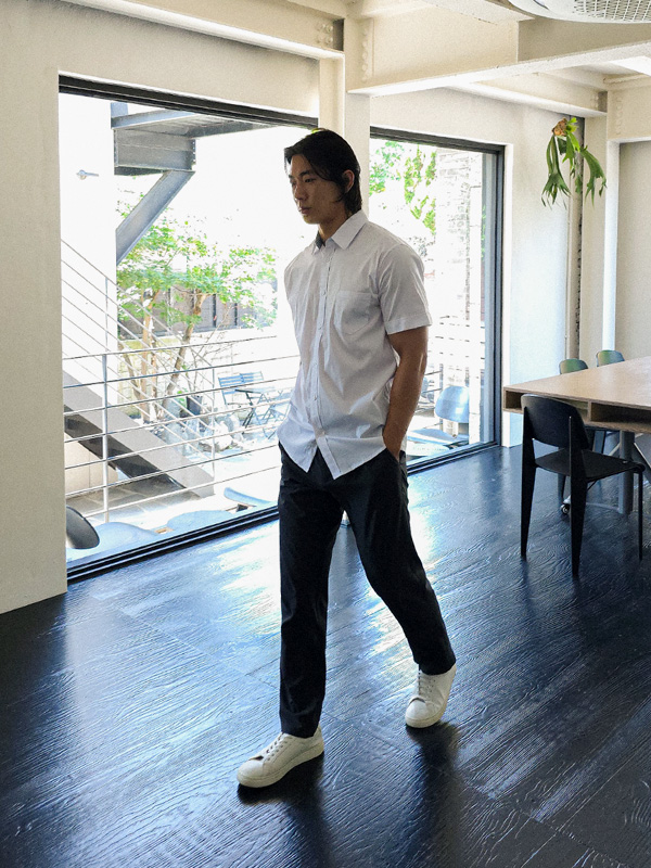 (M-7XL)<br>오덤 短袖衬衫<br><font color="#fb5ec9"><B>[1+1]</B></font>