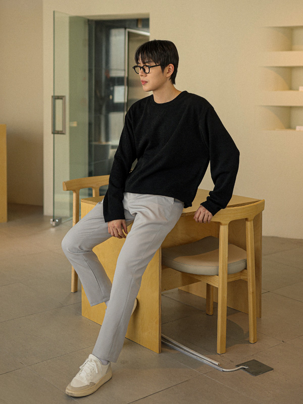 (M-6XL)<br>디니소르 넣은척 하찌긴팔니트 T70