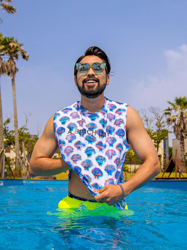 (L-5XL)<br>비치데이 鲁什卫士 背心