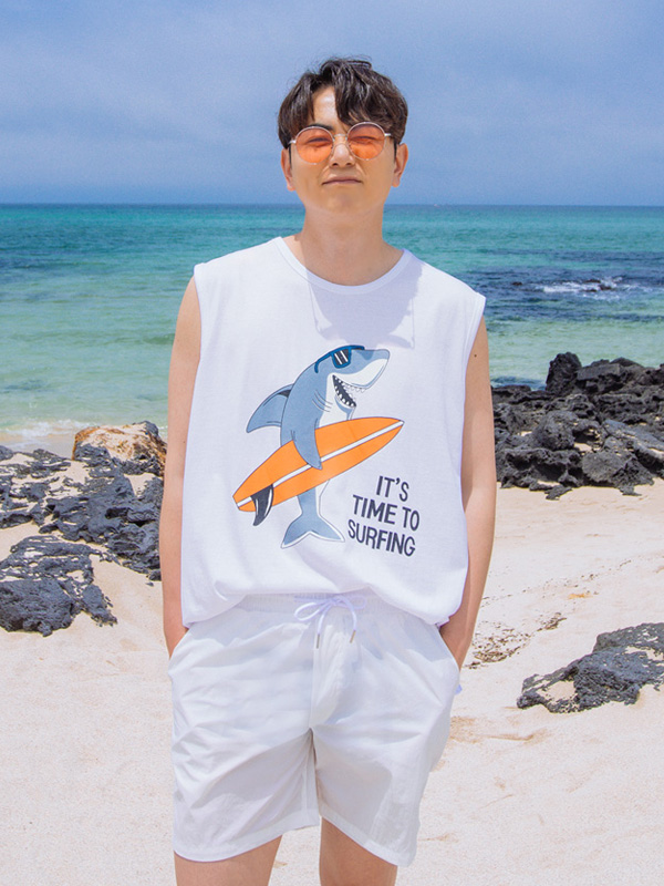 (XL-6XL)<br>샤크서핑 背心