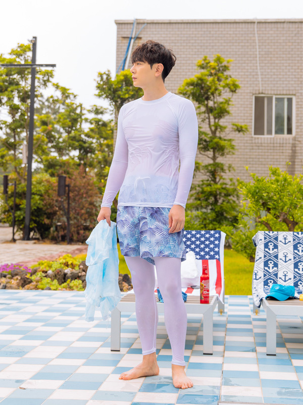 (L-6XL)<br>히본 아쿠아스판 长袖t恤