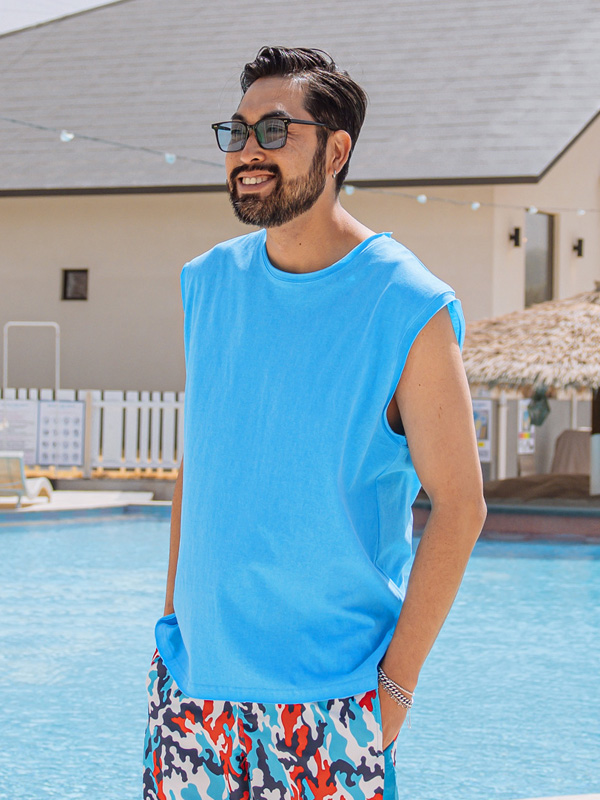 (L-5XL)<br>노배드 야자수나시