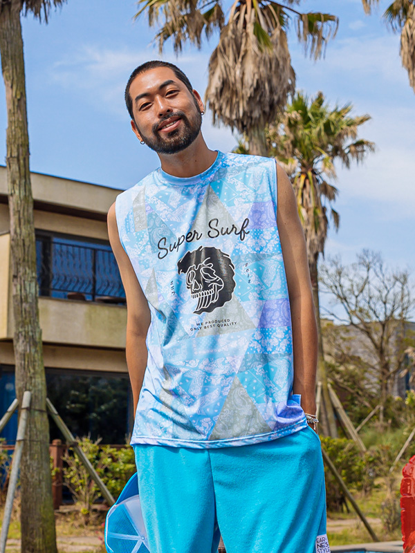 (L-5XL)<br>슈퍼서프 佩斯利 鲁什卫士 背心