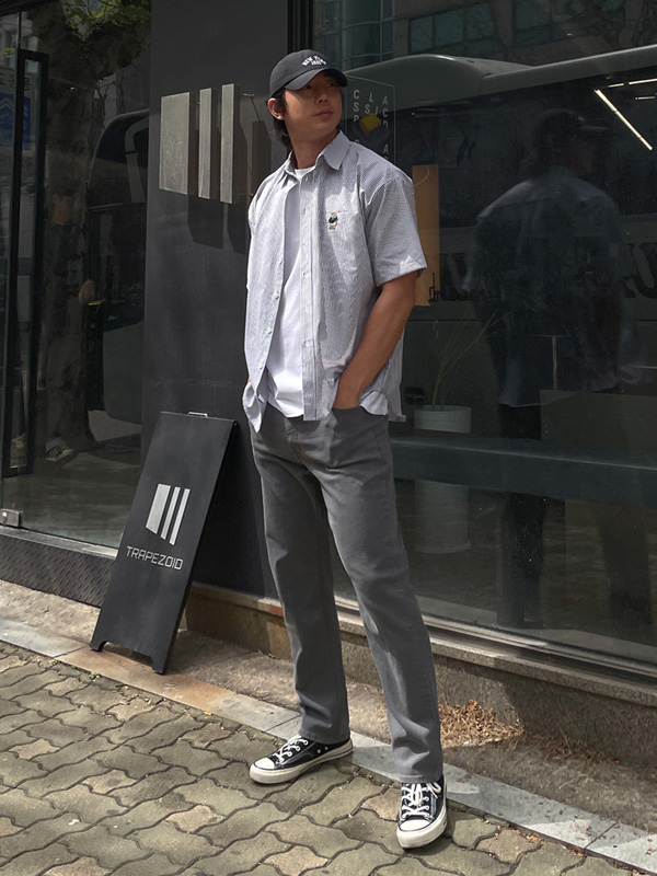 (M-6XL)<BR>디오누 隐藏绑带 逐渐收窄的 牛仔裤 <br><font color="#098a09"><B>选择长度 (基础,长款+10cm)</B></font><BR><B><FONT COLOR="#ff4800">[额外折扣]</FONT></B>