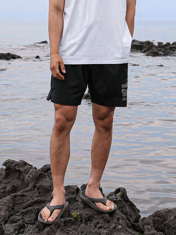 (L-5XL)<BR>파다부 松紧带短裤