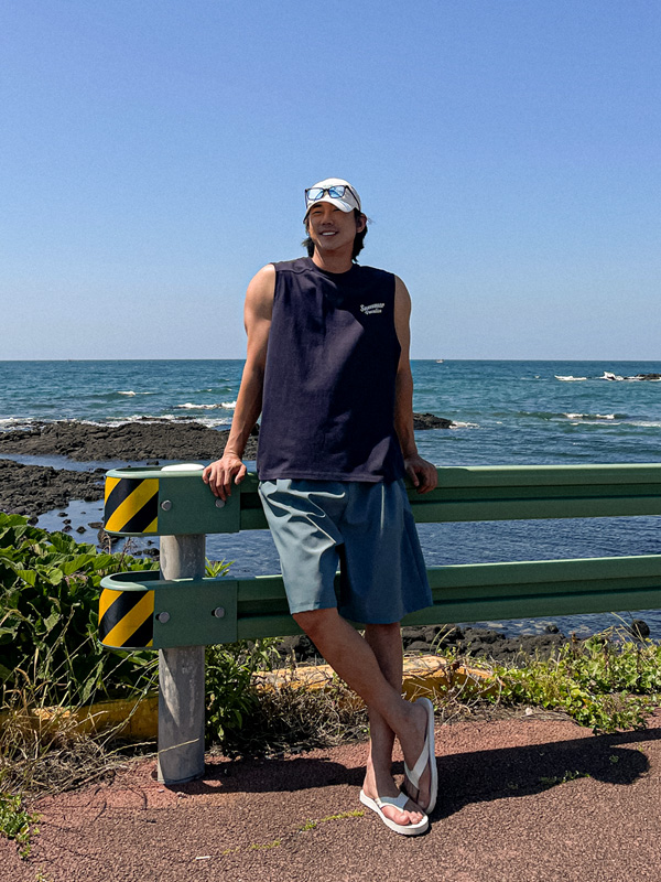 (2XL-5XL)<BR>마후리 百慕大 松紧带裤