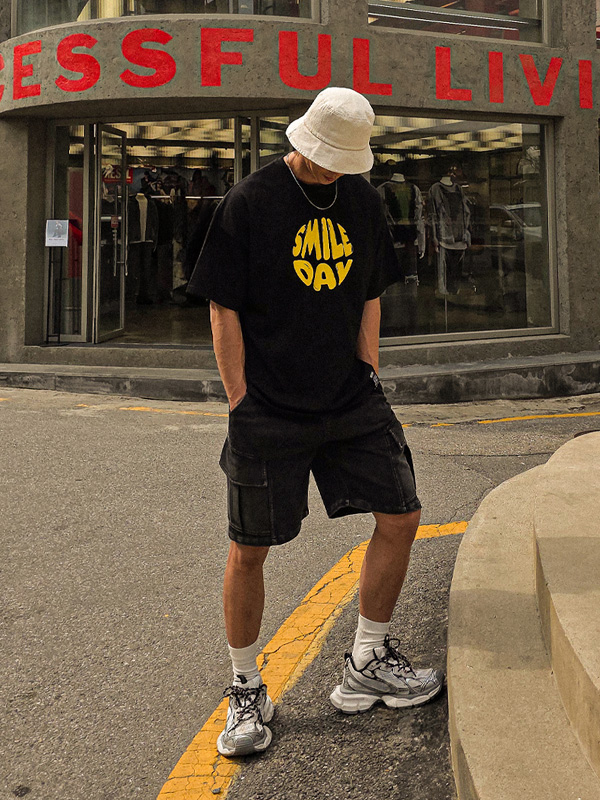 (M-6XL)<br>보이쿠아 货物绑带短裤 8100