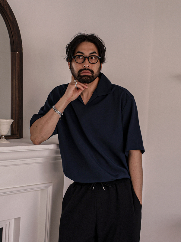 (XL-6XL)<BR>치트라쿠 开领 短袖衬衫