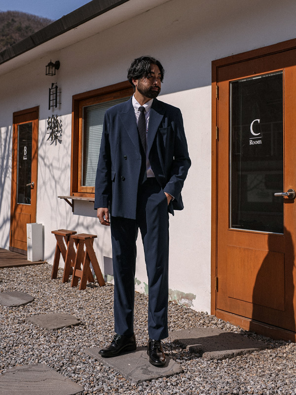 [SET](M-7XL)<br>야바트 더블자켓+루르키 后松紧带 宽松长裤