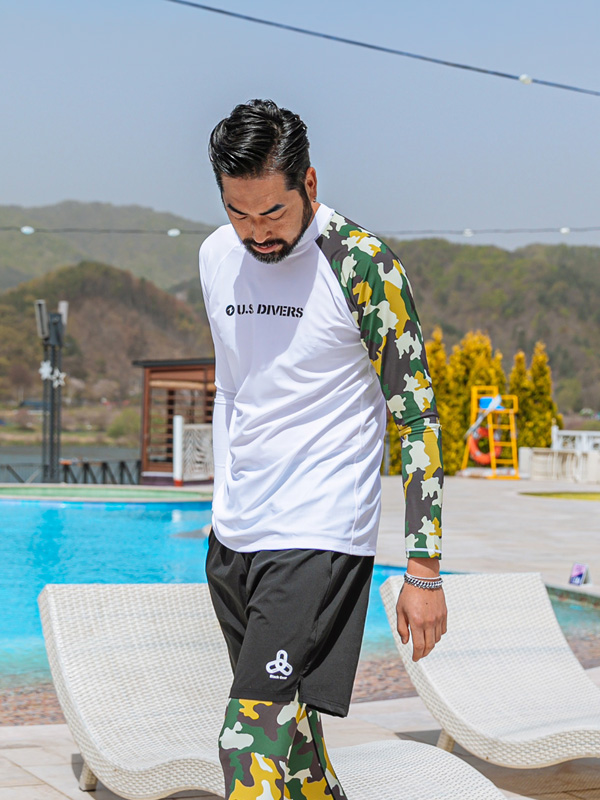 (M-4XL)<br>무슨 말을 더해 카모레쉬가드