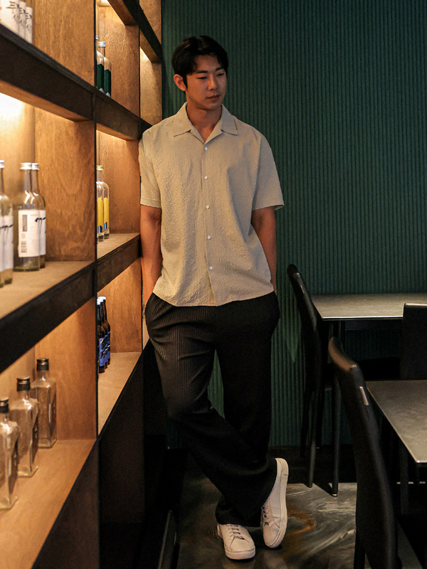 (XL-8XL)<br>포스클 시어서커 短袖衬衫