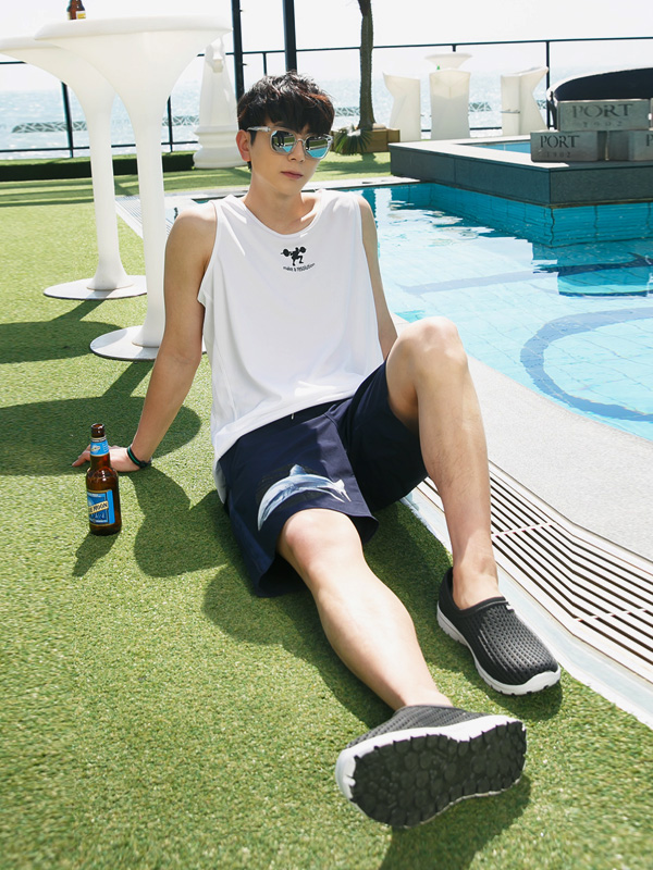 (M-3XL)<BR>보이즈 샤크 唤醒裤