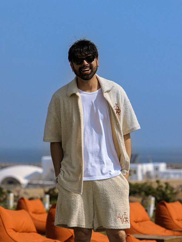 [SET]바르카우 短袖衬衫+로히야 松紧带短裤