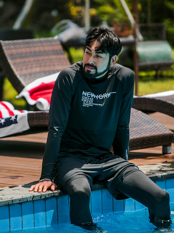 (L-4XL)<br>세이셀 插肩 鲁什卫士