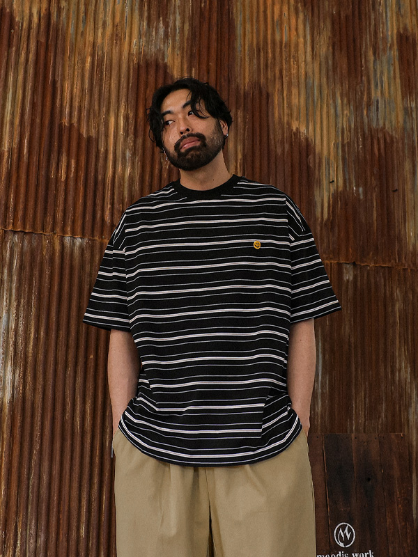 (XL-6XL)<BR>노스베이 条纹 短袖T恤