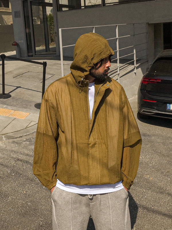 (L-4XL)<br>발라시하 带帽拉链 N1701