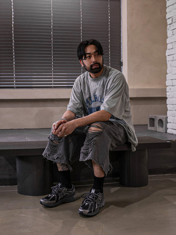 카모라스 百慕大 牛仔束腰短裤 9691