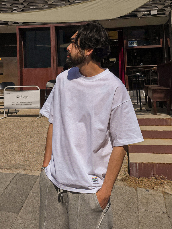 (L-5XL)<br>스웨그패치 短袖T恤