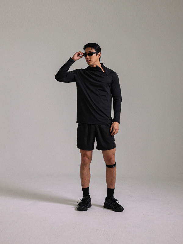 (L-3XL)<br>드온디 半高领衬衫