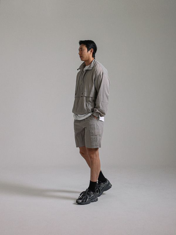 (M-6XL)<BR>스코샤 工装裤 松紧带短裤<br><font color="#072c81"><B>[ W.DNA ]</B></font>